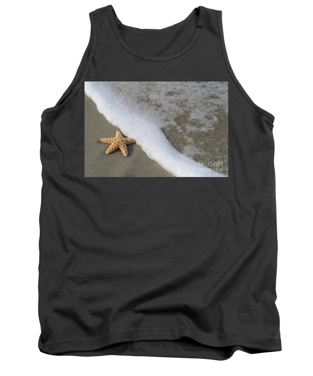 Background Tank Top featuring the photograph Sand Patterns by Dana Edmunds - Printscapes
