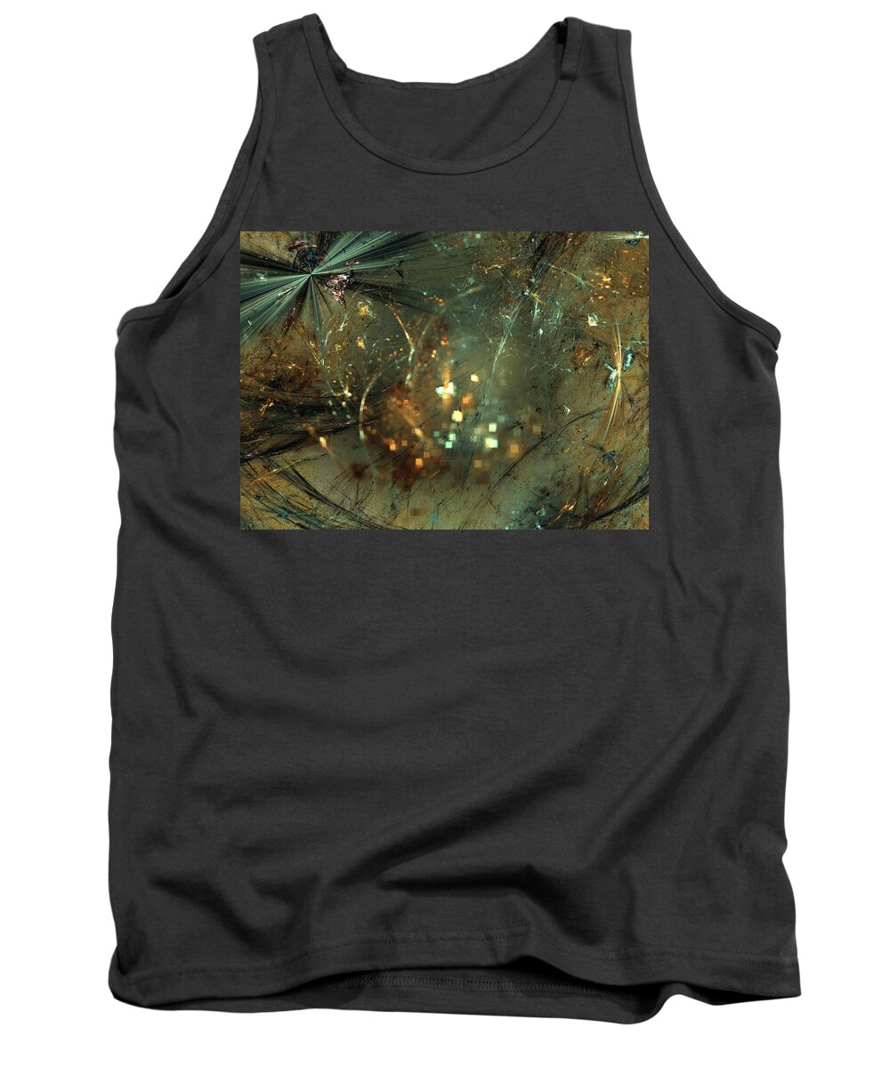 Art Tank Top featuring the digital art Saturation by Jeff Iverson