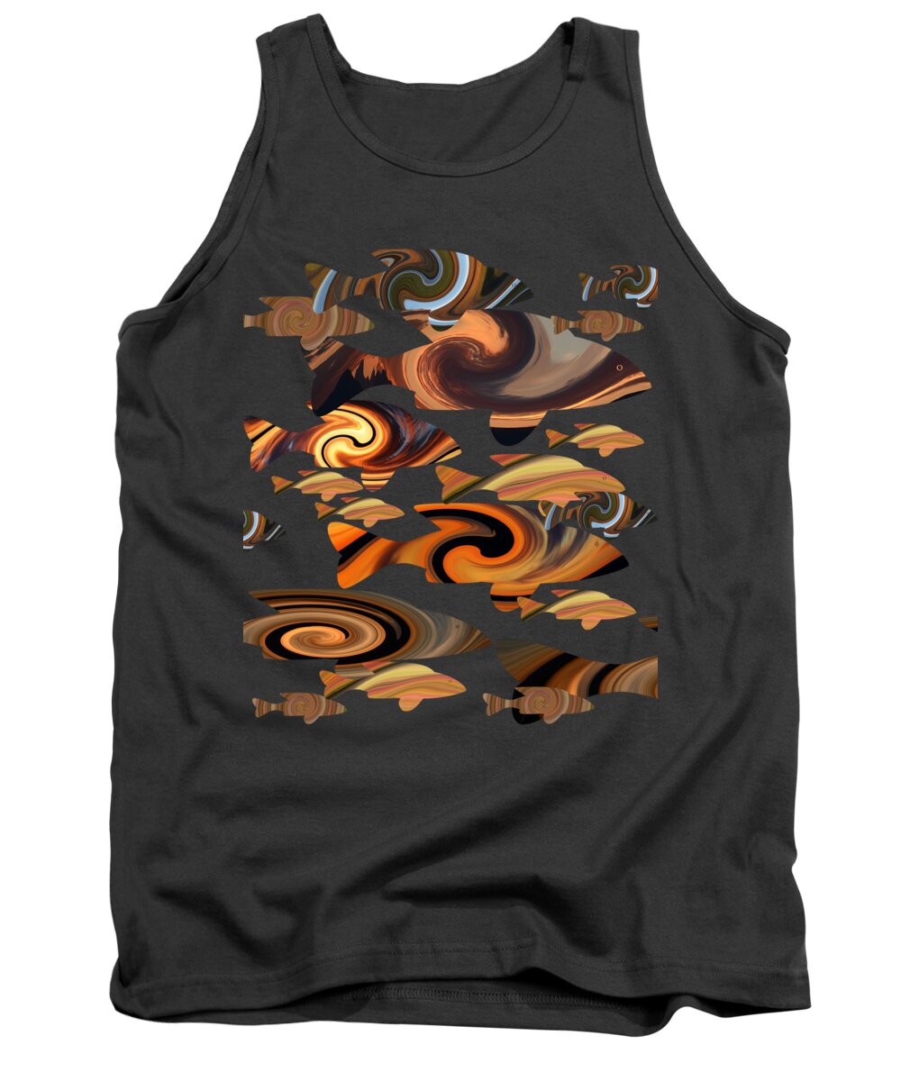 School Tank Top featuring the photograph School of Fish by Whispering Peaks Photography
