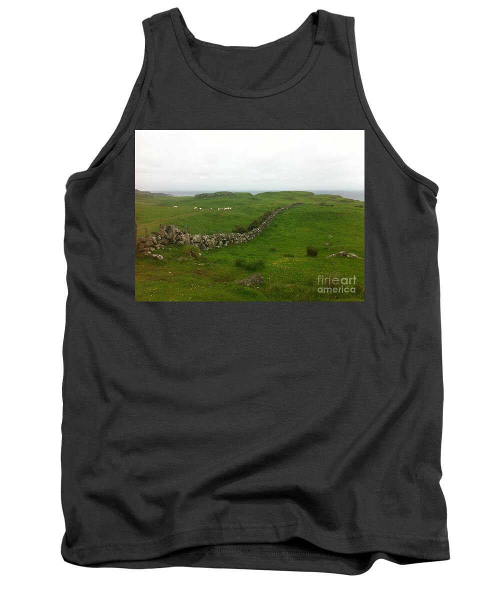 Scotland Tank Top featuring the photograph Scottish Wall by Kate Conaboy