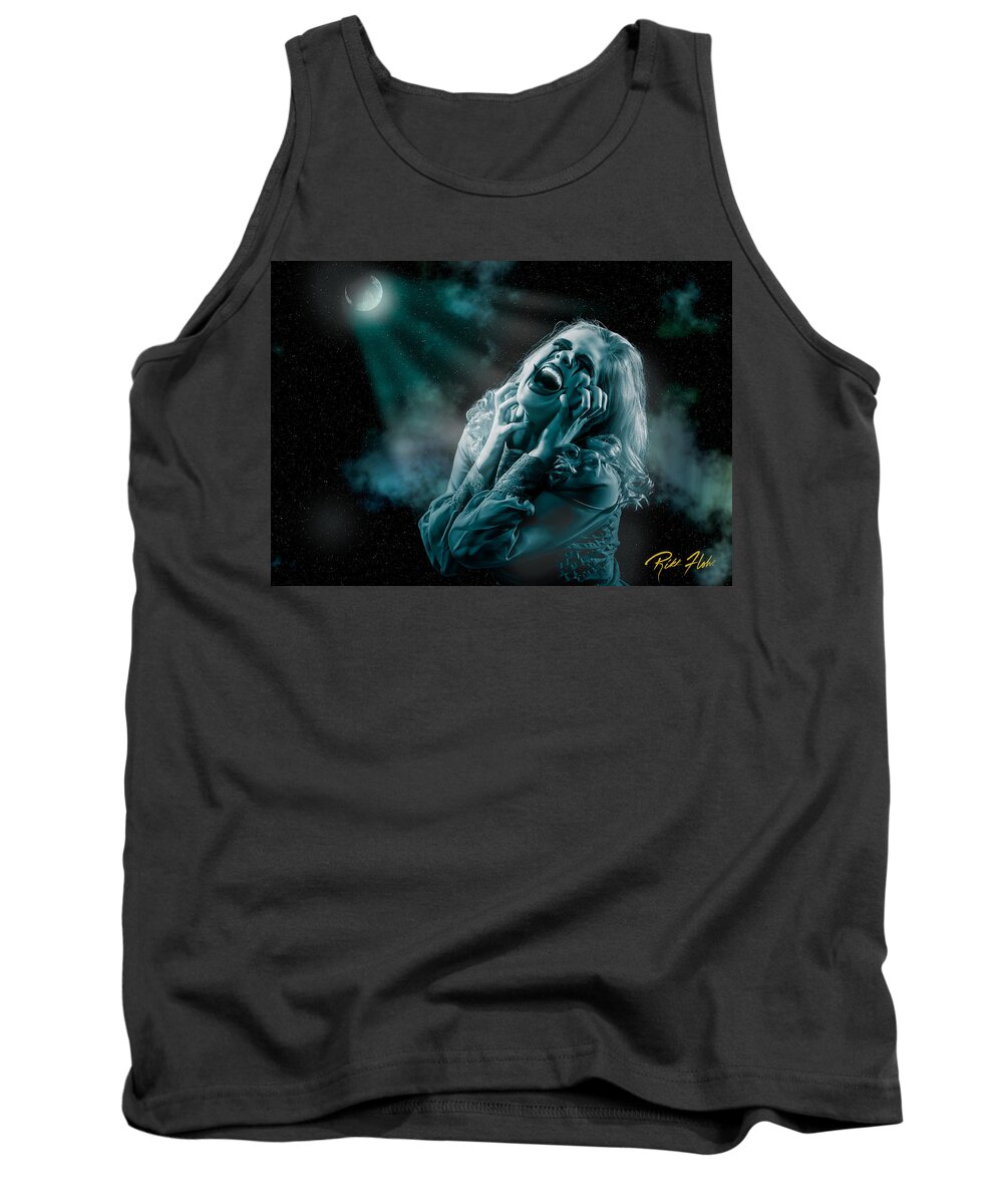Model Tank Top featuring the photograph Scream In The Night by Rikk Flohr