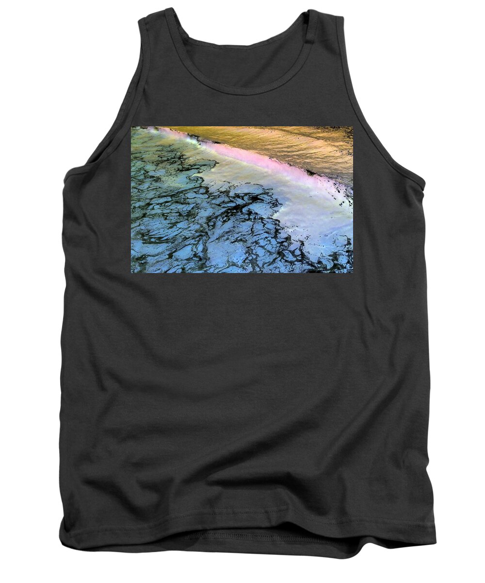 Sea Tank Top featuring the photograph Sea Foam Pink by J R Yates