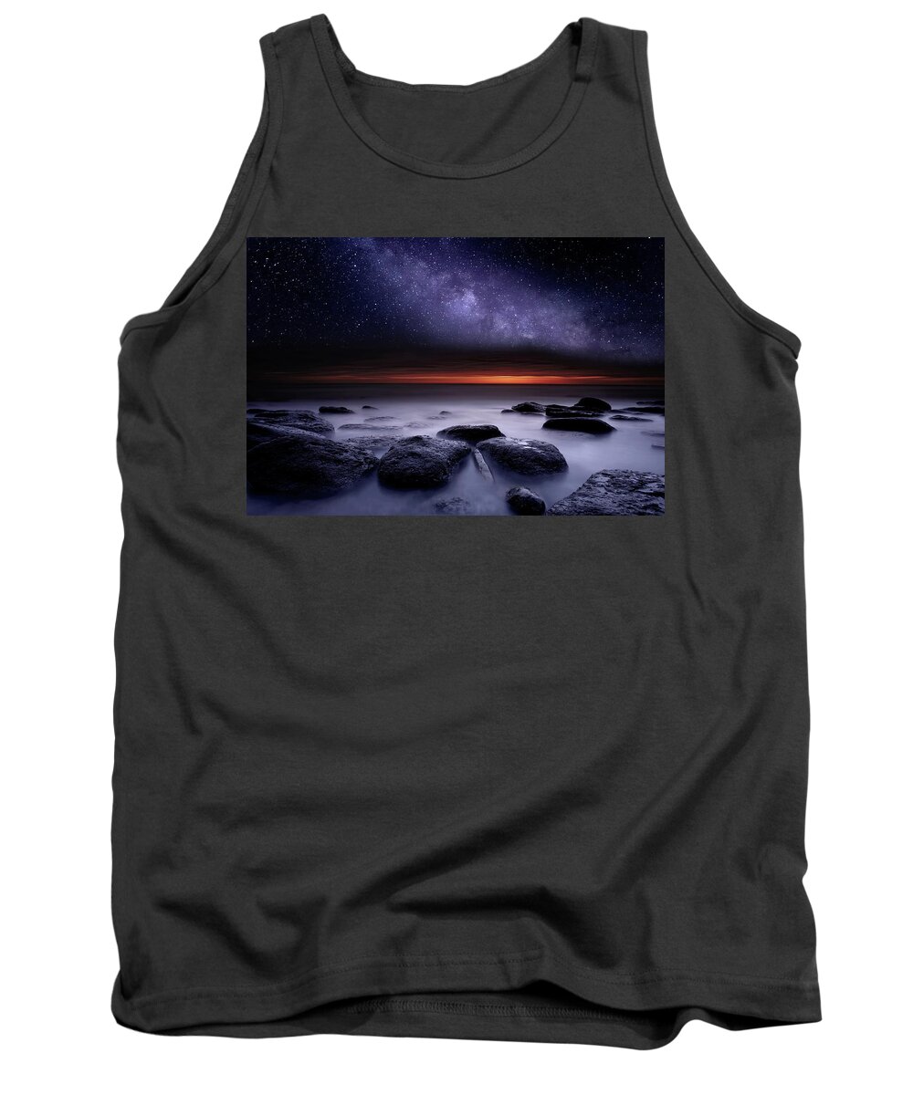 Night Tank Top featuring the photograph Search of Meaning by Jorge Maia