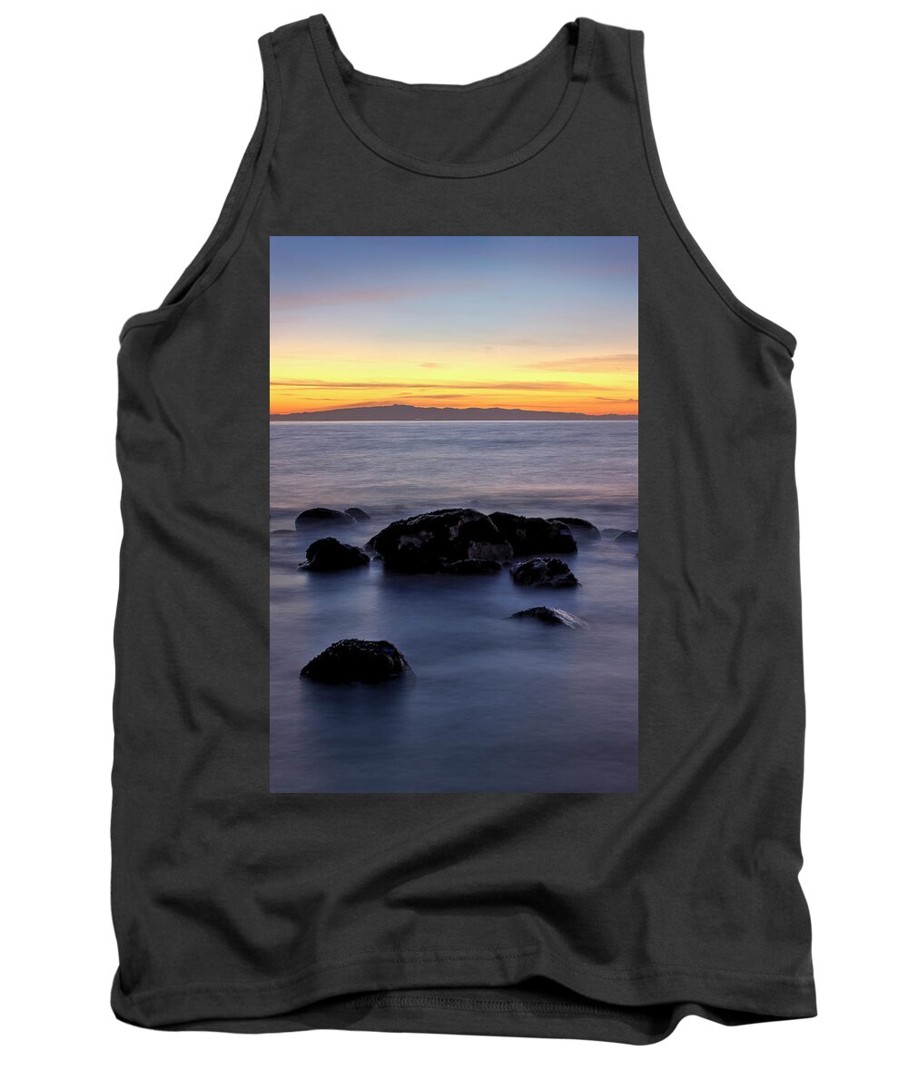 Seashore Tank Top featuring the photograph Seashore Sunrise by Morgan Wright