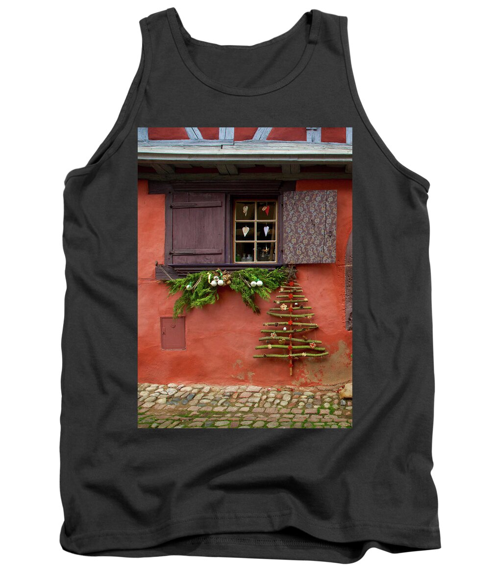 Holiday Tank Top featuring the photograph Seasons Greetings by Rebekah Zivicki