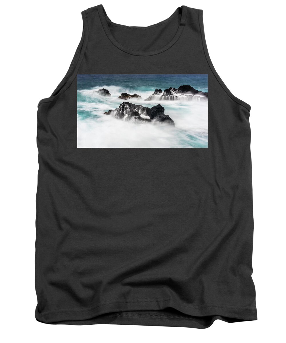 Art Tank Top featuring the photograph Seduced by Waves by Jon Glaser