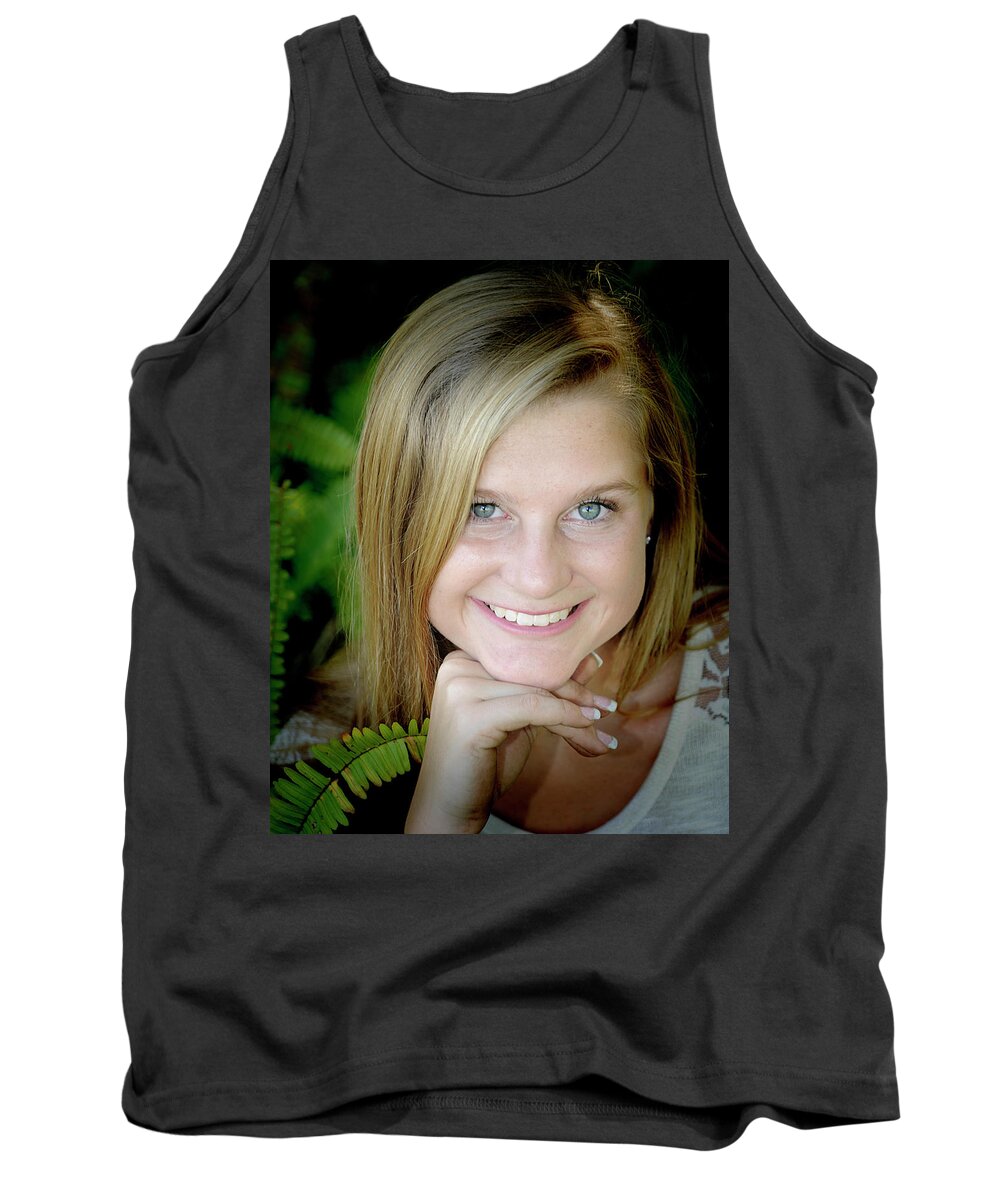 Senior. Smile Tank Top featuring the photograph Senior 4 by Keith Lovejoy