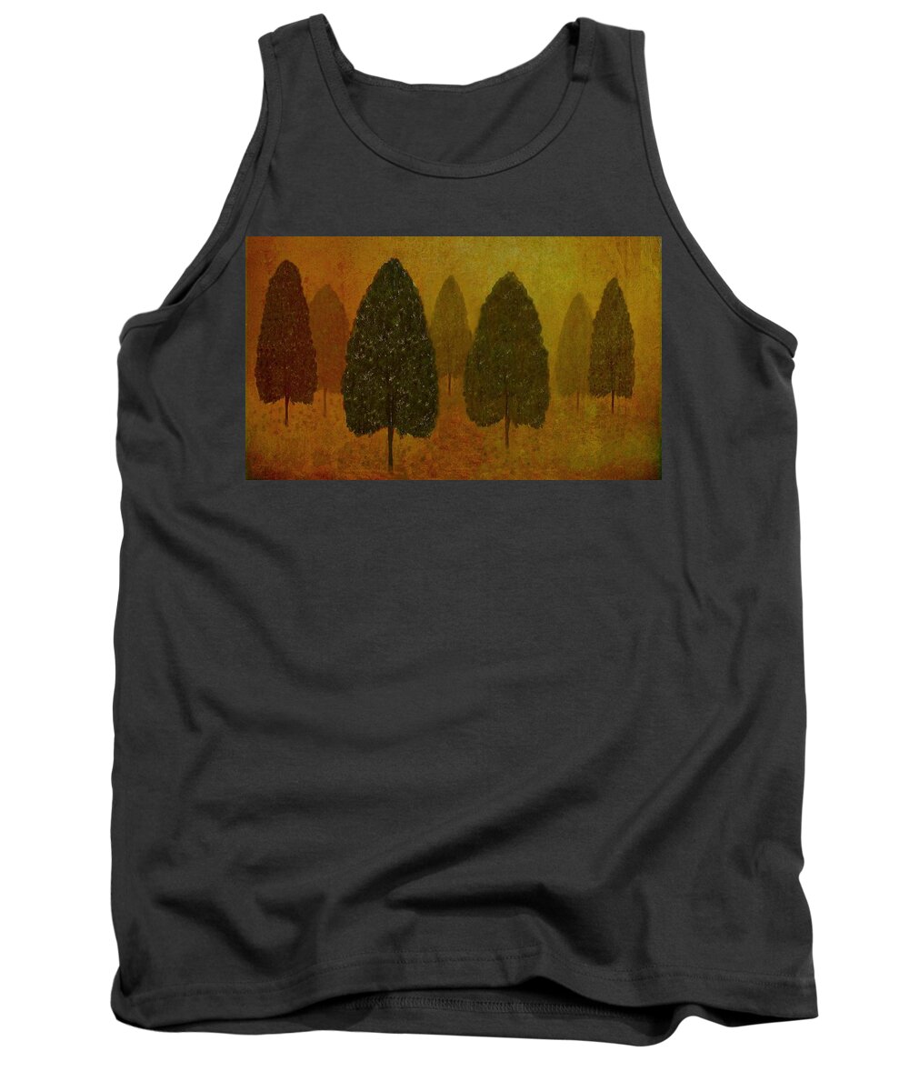Tree Tank Top featuring the photograph September Trees by David Dehner