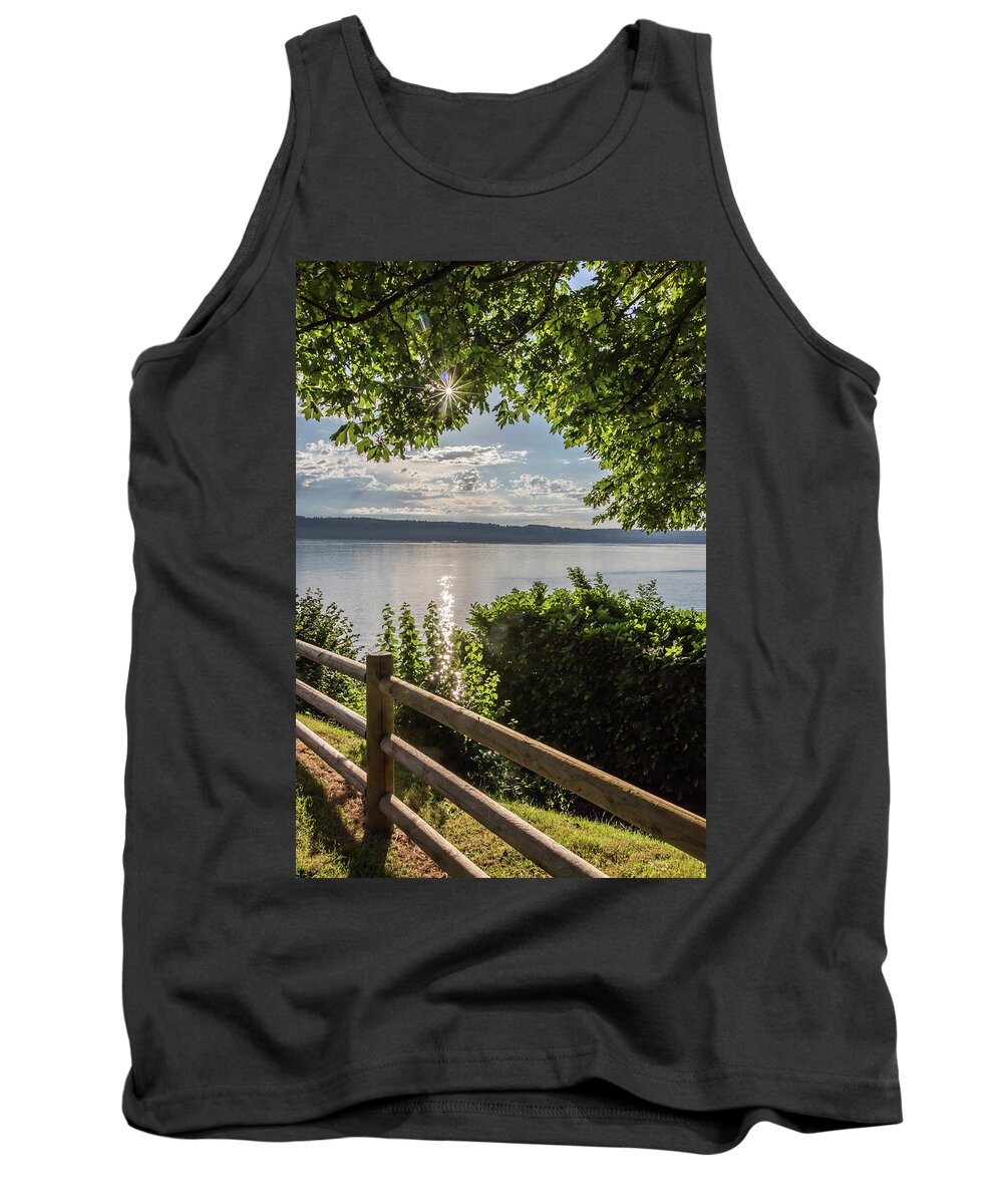 Park Tank Top featuring the photograph Serenity by Ed Clark