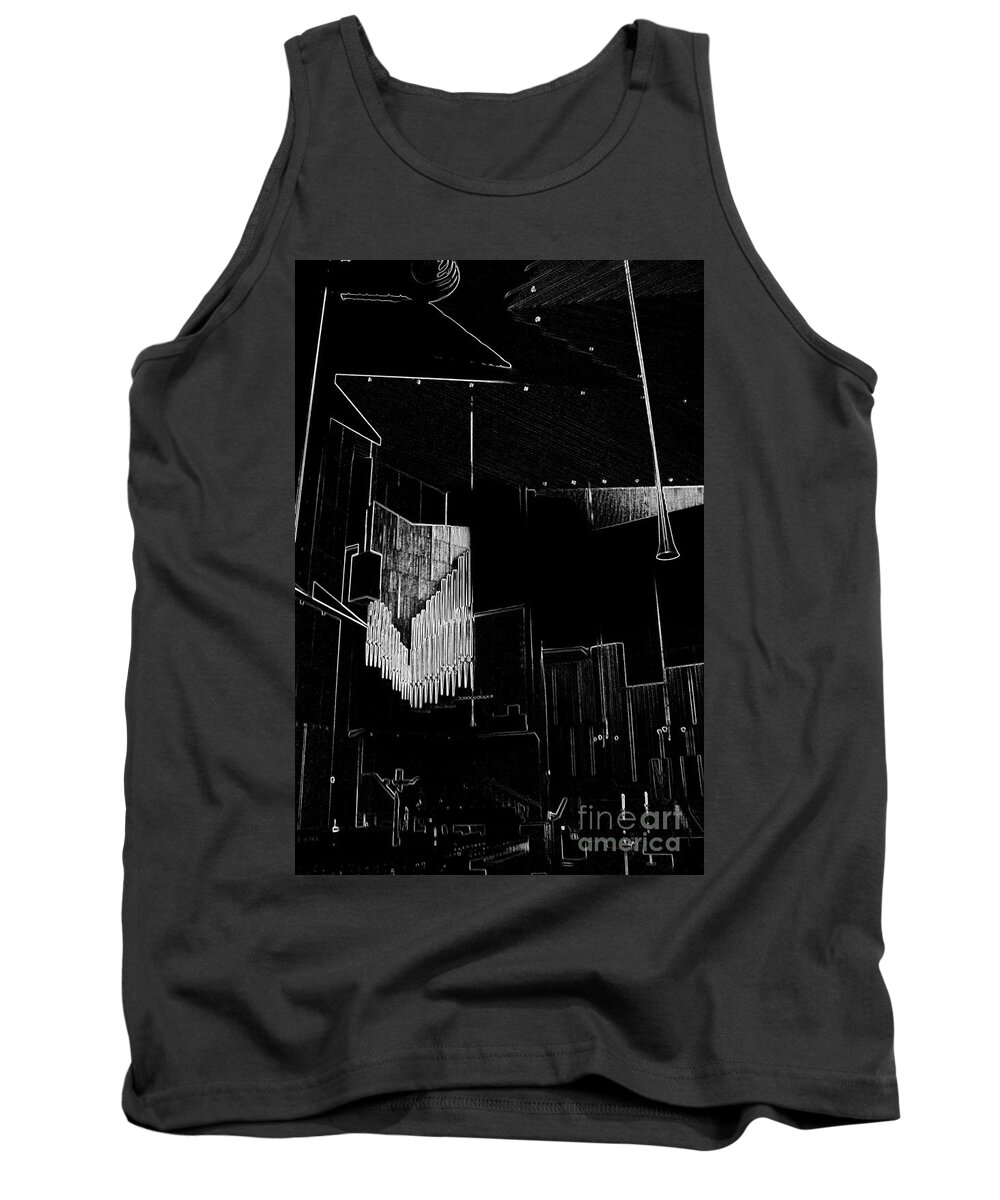 Abstract Tank Top featuring the photograph Shades Of Grey by Jodie Marie Anne Richardson Traugott     aka jm-ART