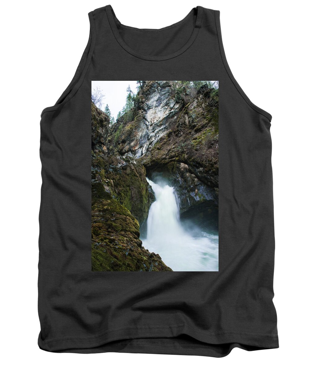 Washington Tank Top featuring the photograph Sheep Creek Falls by Troy Stapek