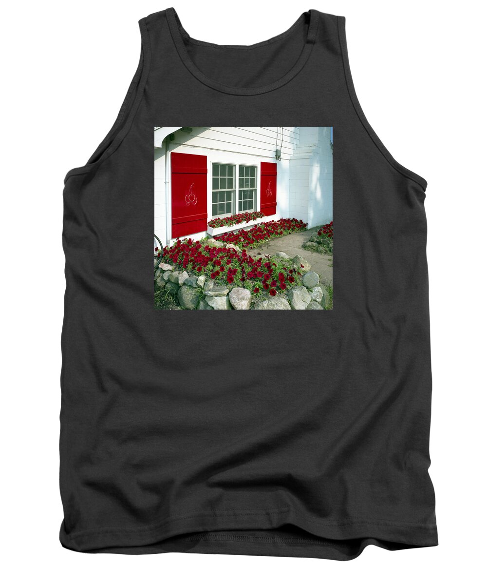 Shelby Flowers Tank Top featuring the photograph Shelby Flowers by Kris Rasmusson