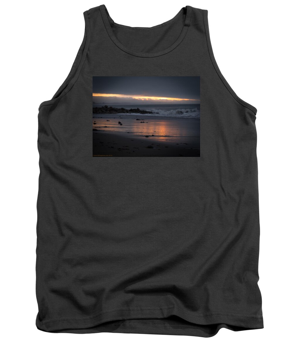 Capitola Tank Top featuring the photograph Shining Sand by Lora Lee Chapman