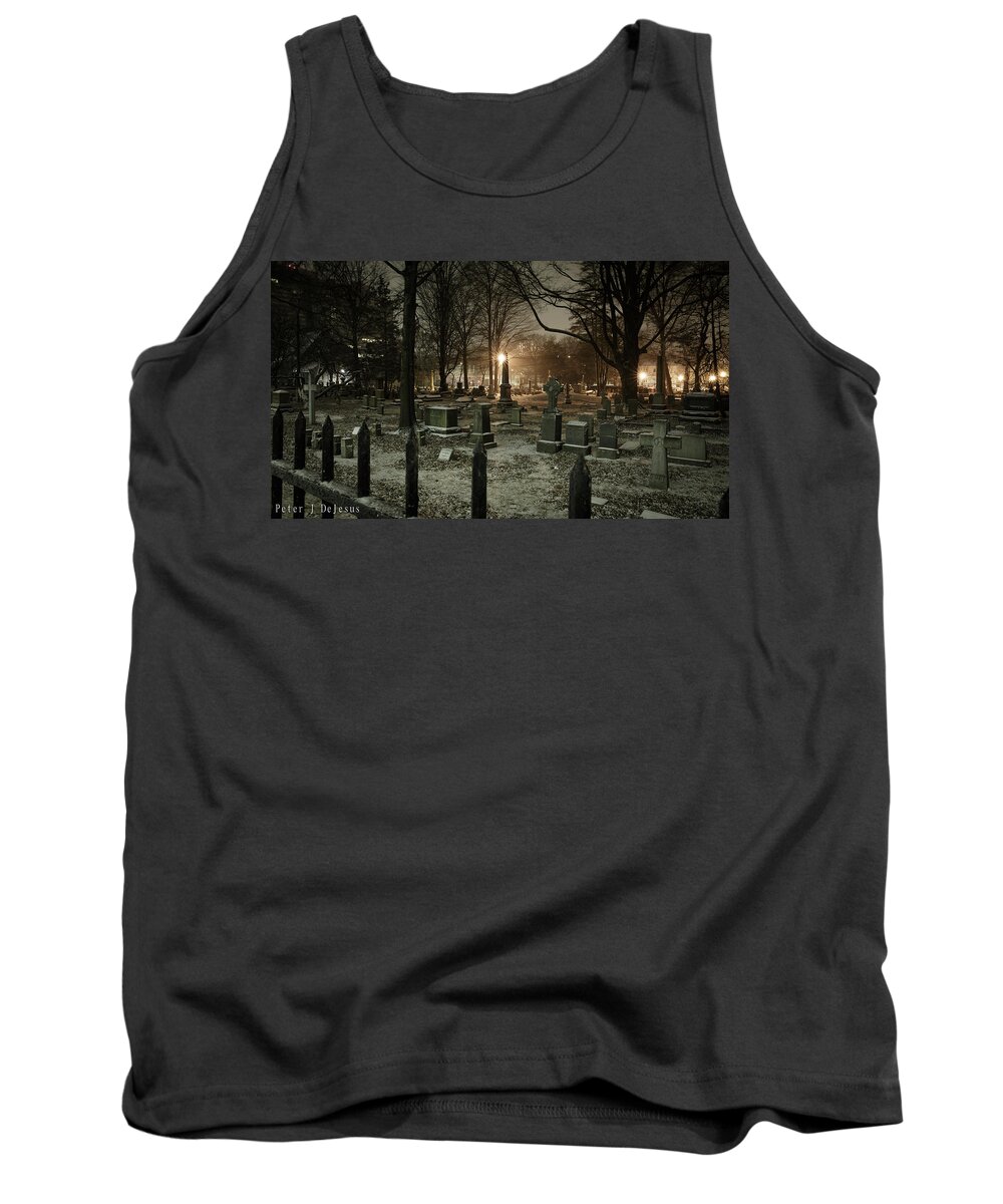 Night Tank Top featuring the photograph Silent Reminders by Peter J DeJesus
