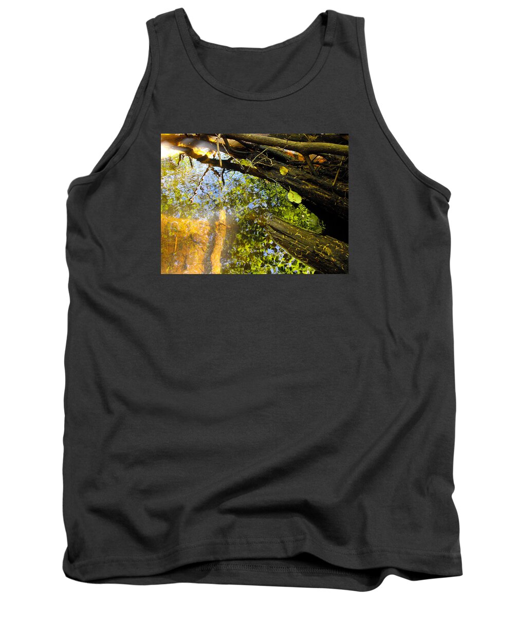 Adria Trail Tank Top featuring the photograph Slow Creek by Adria Trail