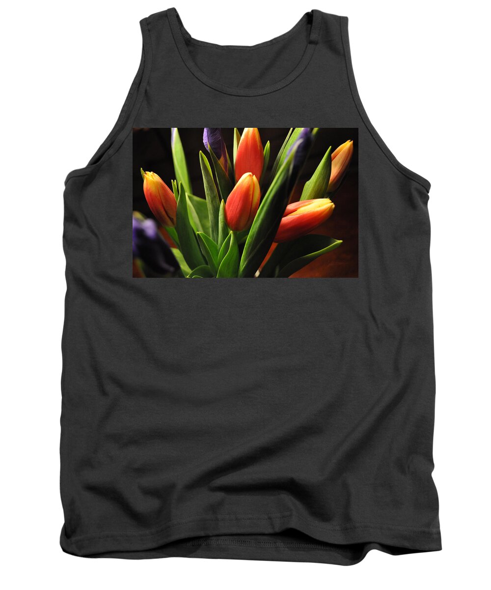 Flowers Tank Top featuring the photograph Soft Fireworks by Luke Moore