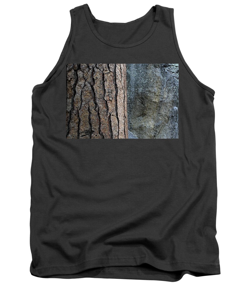 Bark Tank Top featuring the photograph Softwood Hardrock by David Andersen