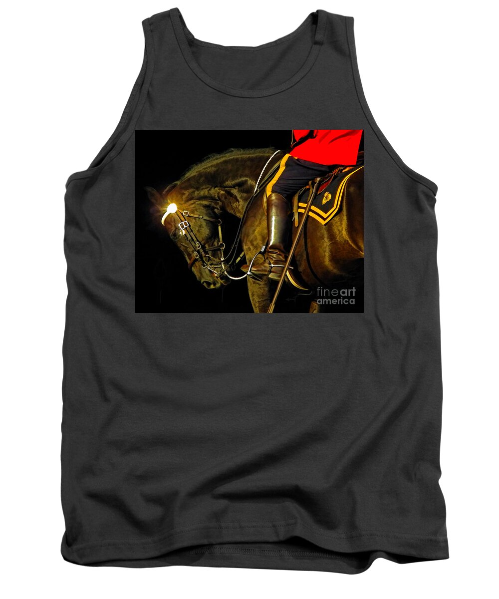 Horse Tank Top featuring the photograph Sovereign Steed by Carol Randall