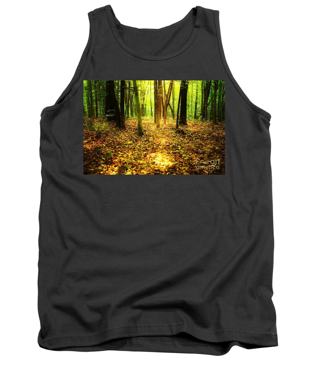 Forest Tank Top featuring the photograph Spot of Light by Merle Grenz