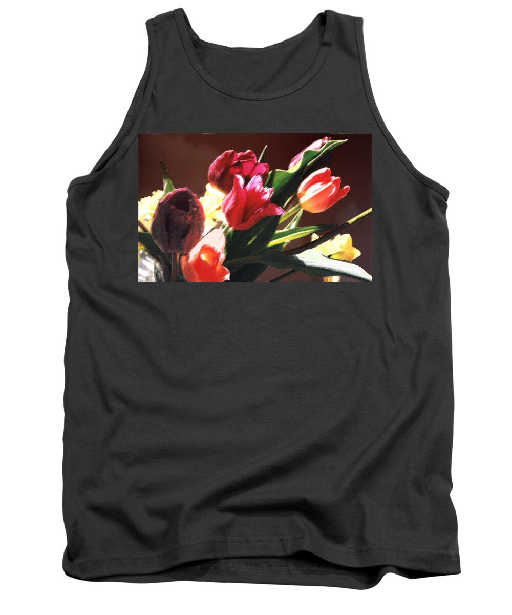 Floral Still Life Tank Top featuring the photograph Spring Bouquet by Steve Karol