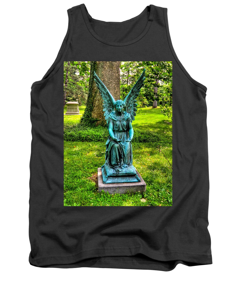 Spring Grove Tank Top featuring the photograph Spring Grove Angel by Jonny D
