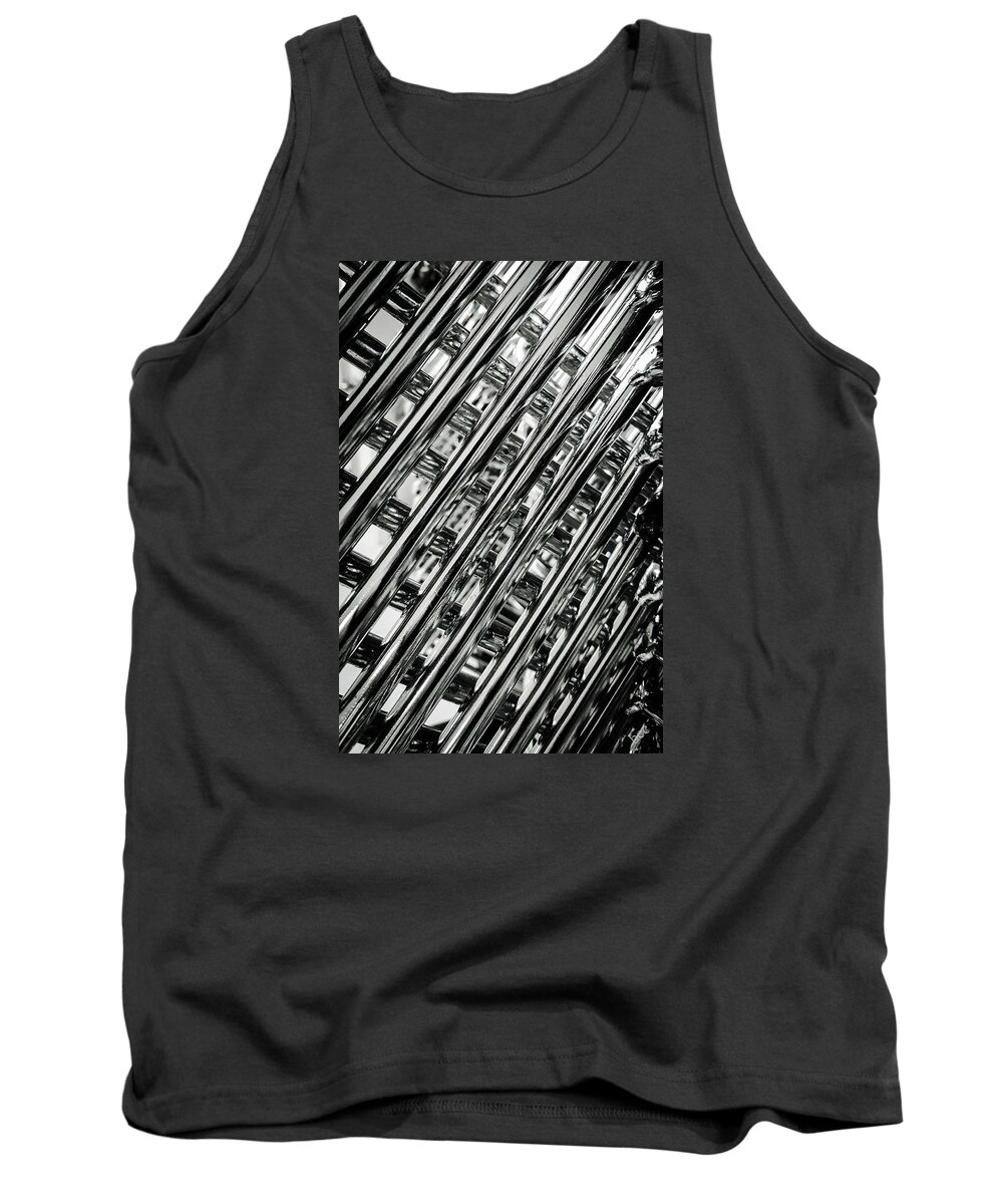 Chairs Tank Top featuring the photograph Stacked Chairs Abstract by Bruce Carpenter