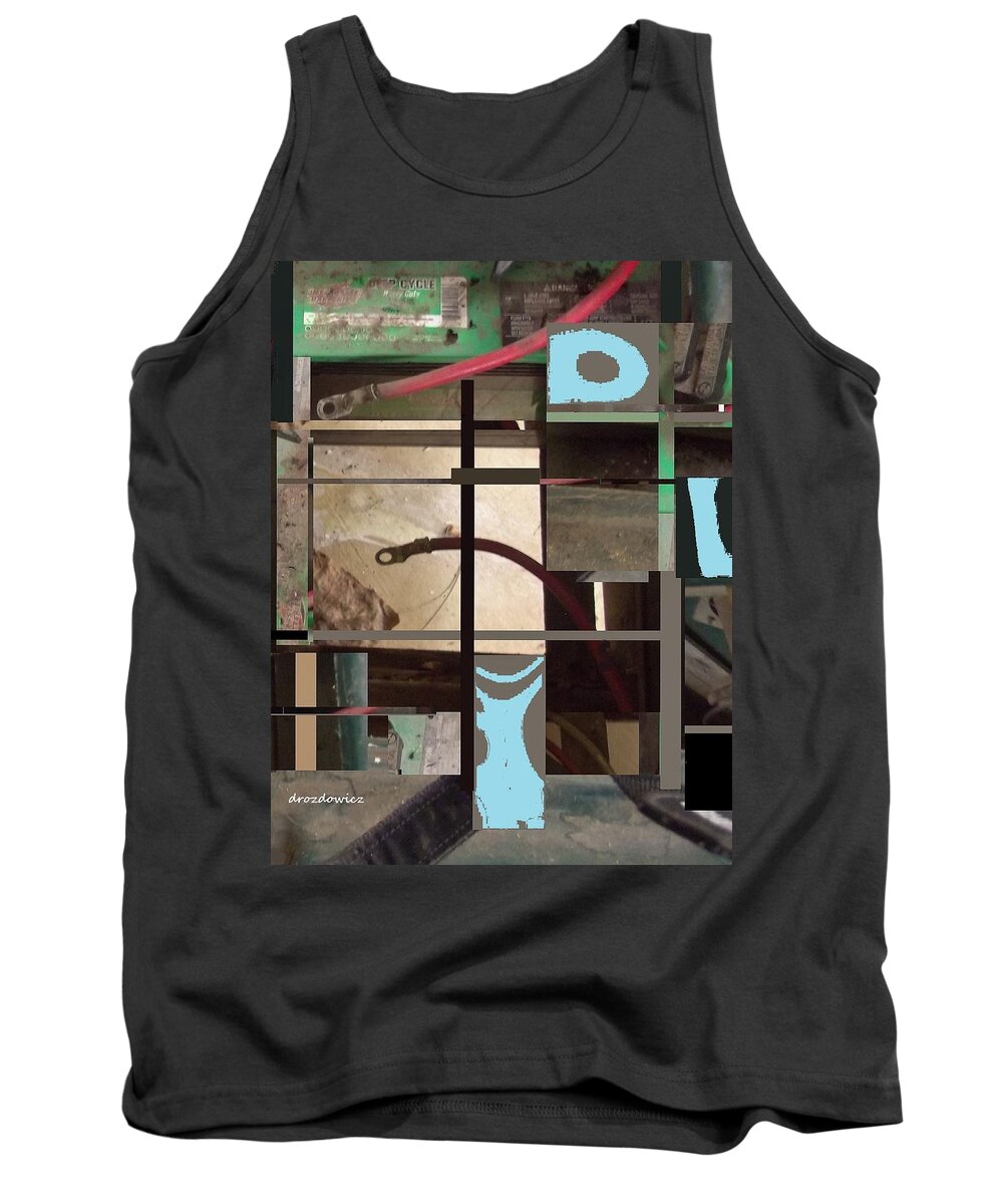 Proscenium Play Scene Tank Top featuring the mixed media Stage by Andrew Drozdowicz