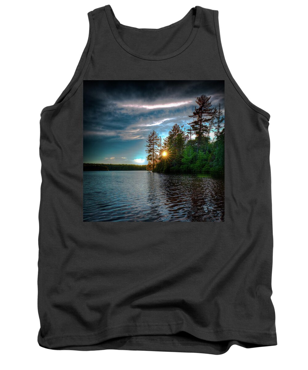 Star Sunset Tank Top featuring the photograph Star Sunset by David Patterson