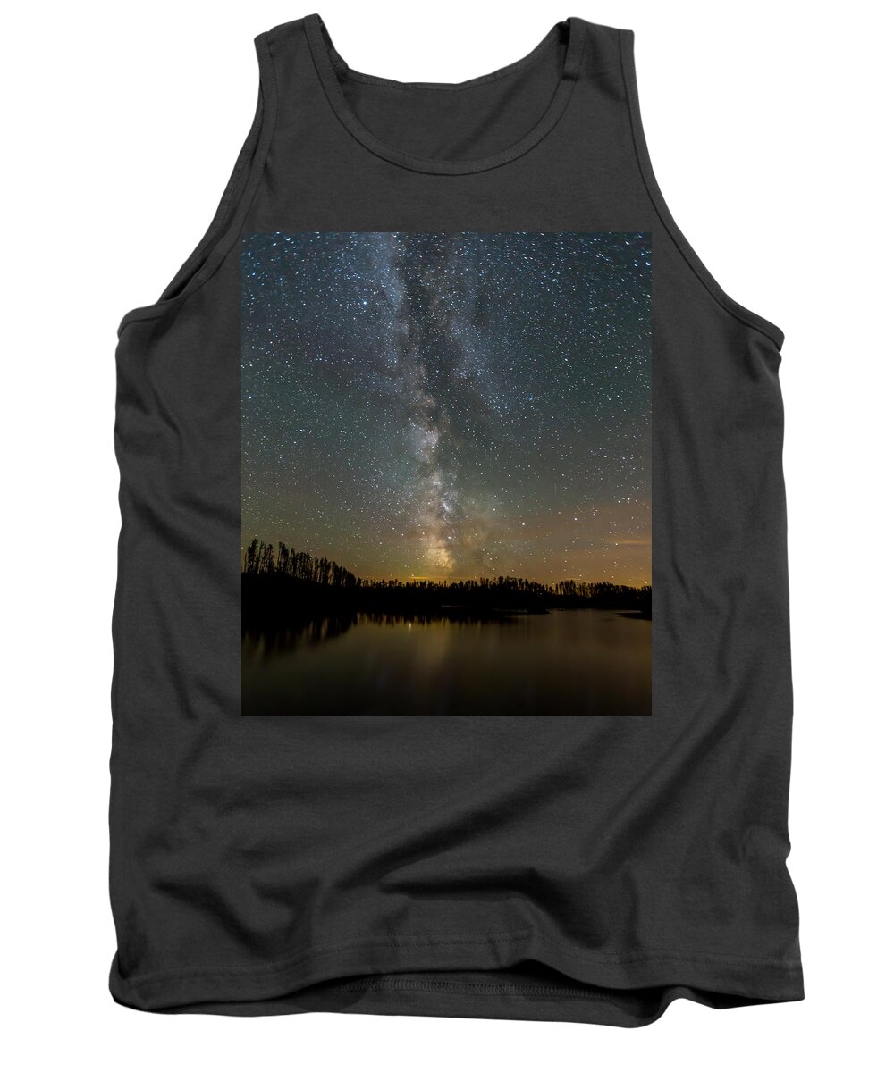 Milky Way Tank Top featuring the photograph Starry Starry Night by Paul Schultz