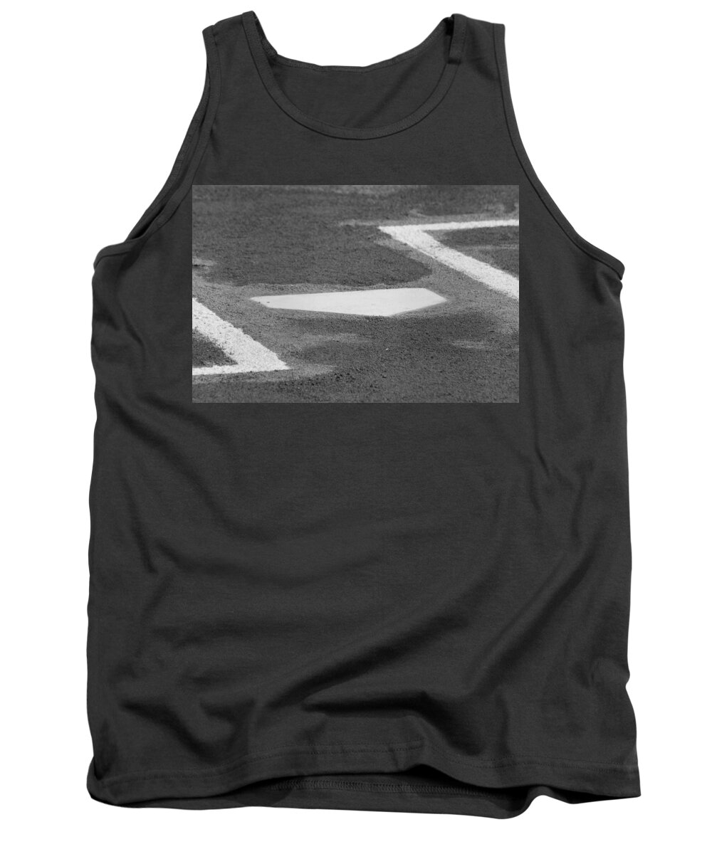 Home Plate Tank Top featuring the photograph Stealing Home by Laddie Halupa