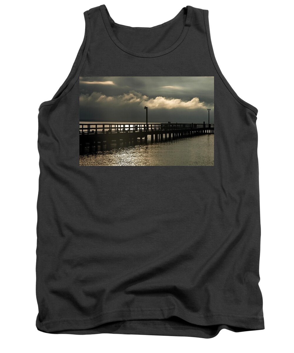 Clay Tank Top featuring the photograph Storms Brewin' by Clayton Bruster