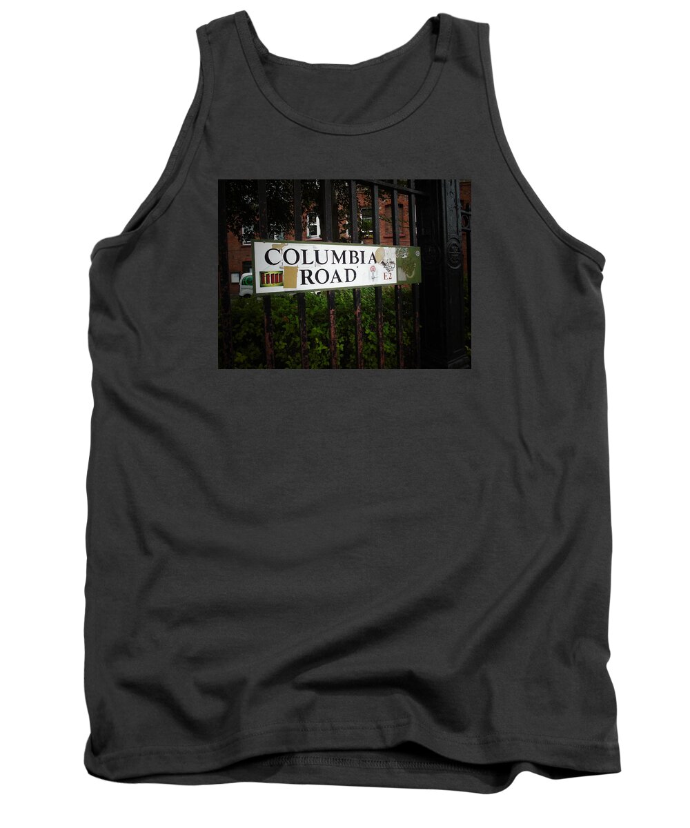 Sign Tank Top featuring the photograph Street sign by Amber Blake
