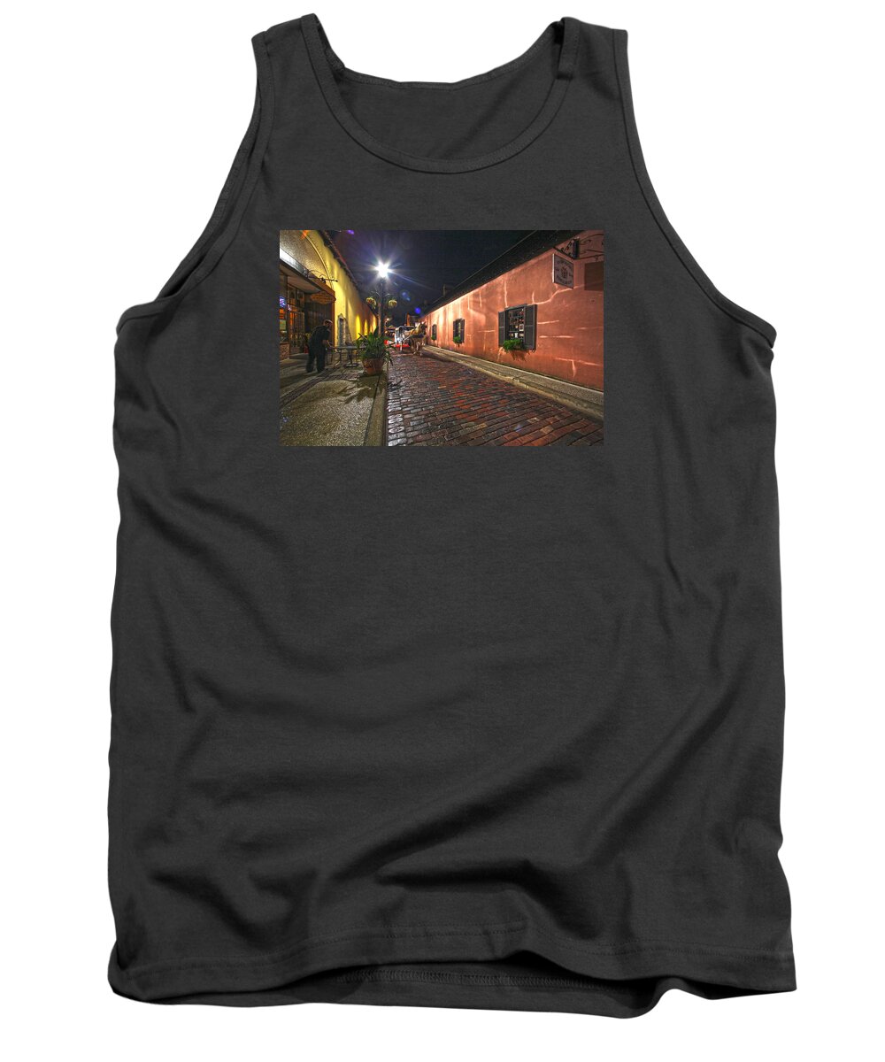 Horse Tank Top featuring the photograph Streets of St Augustine by Robert Och