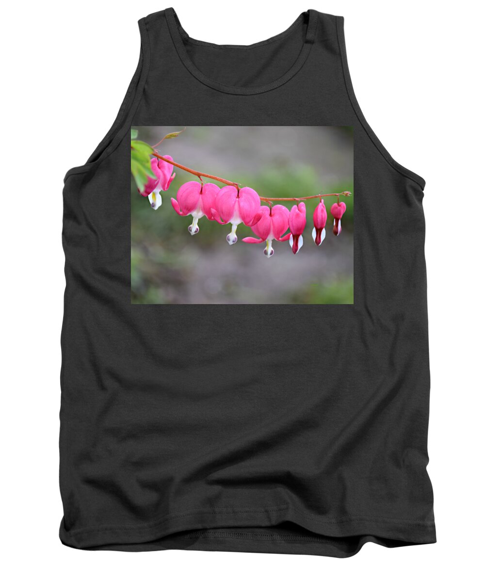 String Of Hearts Tank Top featuring the photograph String Of Hearts by Kathy M Krause