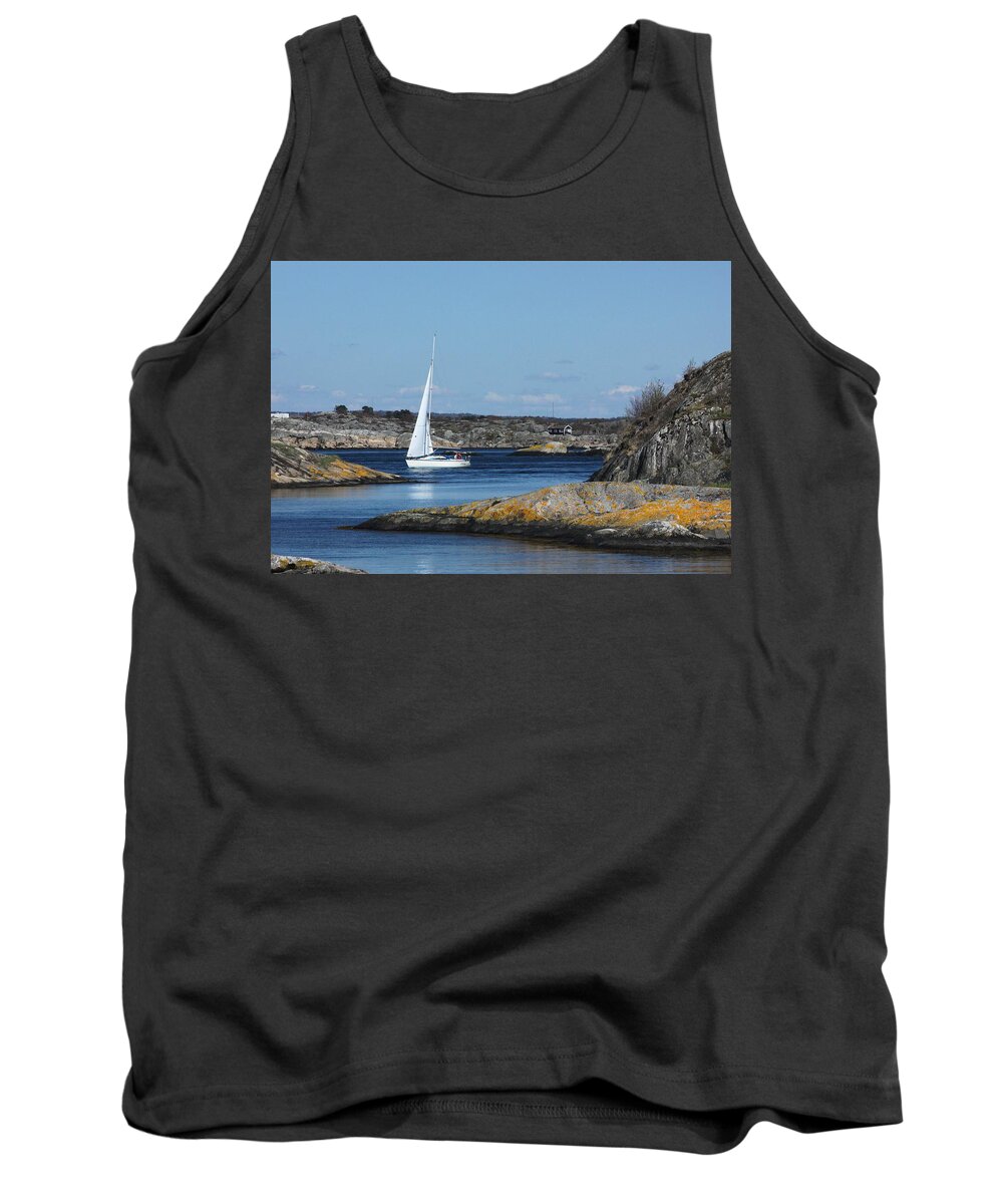 Water Tank Top featuring the photograph Styrso, Sweden by Sarah Lilja