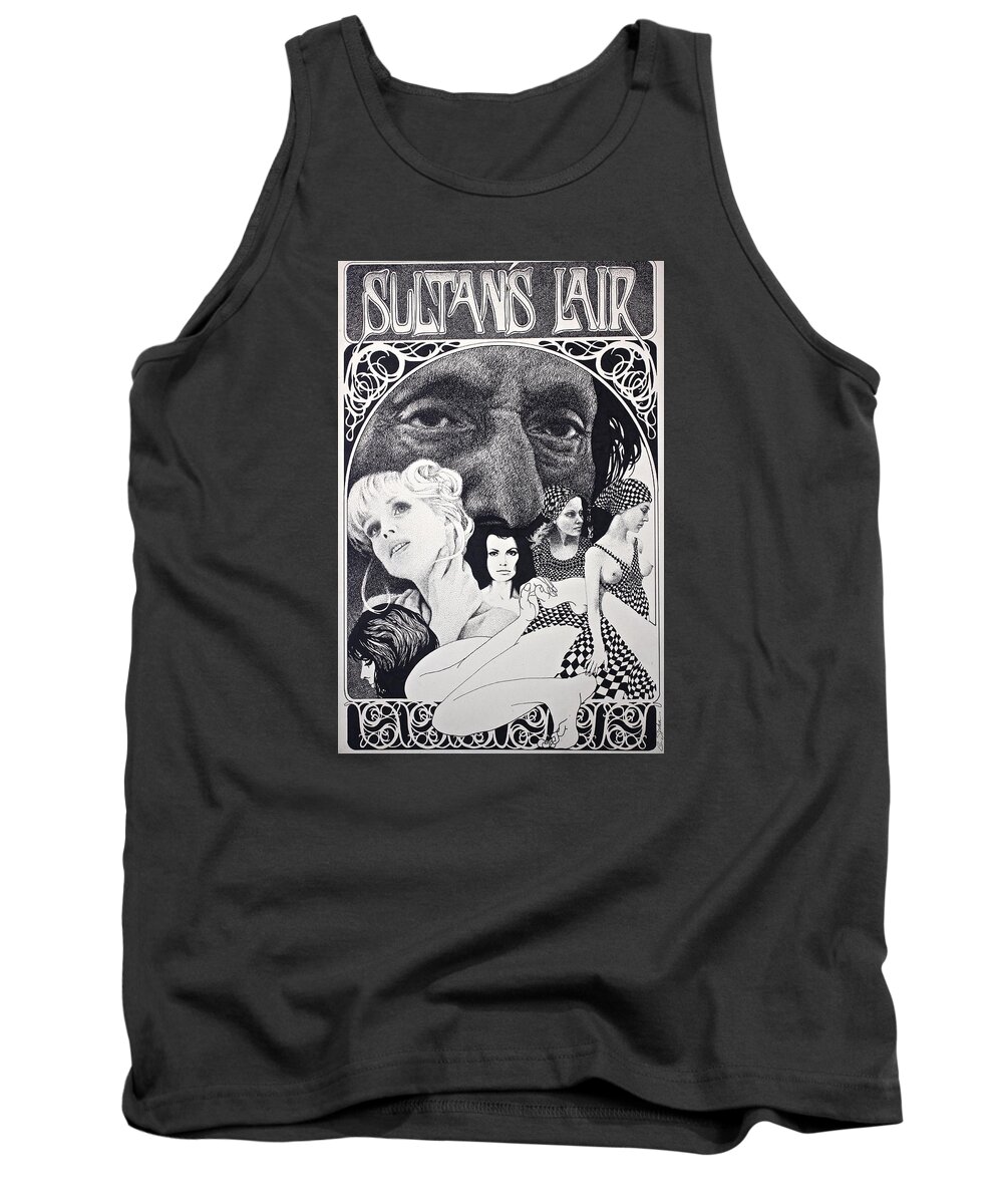 Portraits Tank Top featuring the painting Sultan's Lair by Cliff Spohn