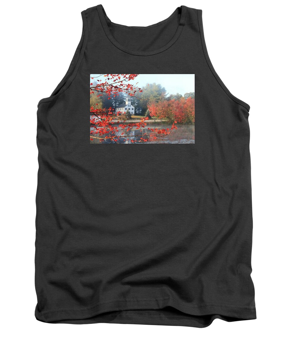 New England Tank Top featuring the photograph Sunday Morning by Carolyn Mickulas