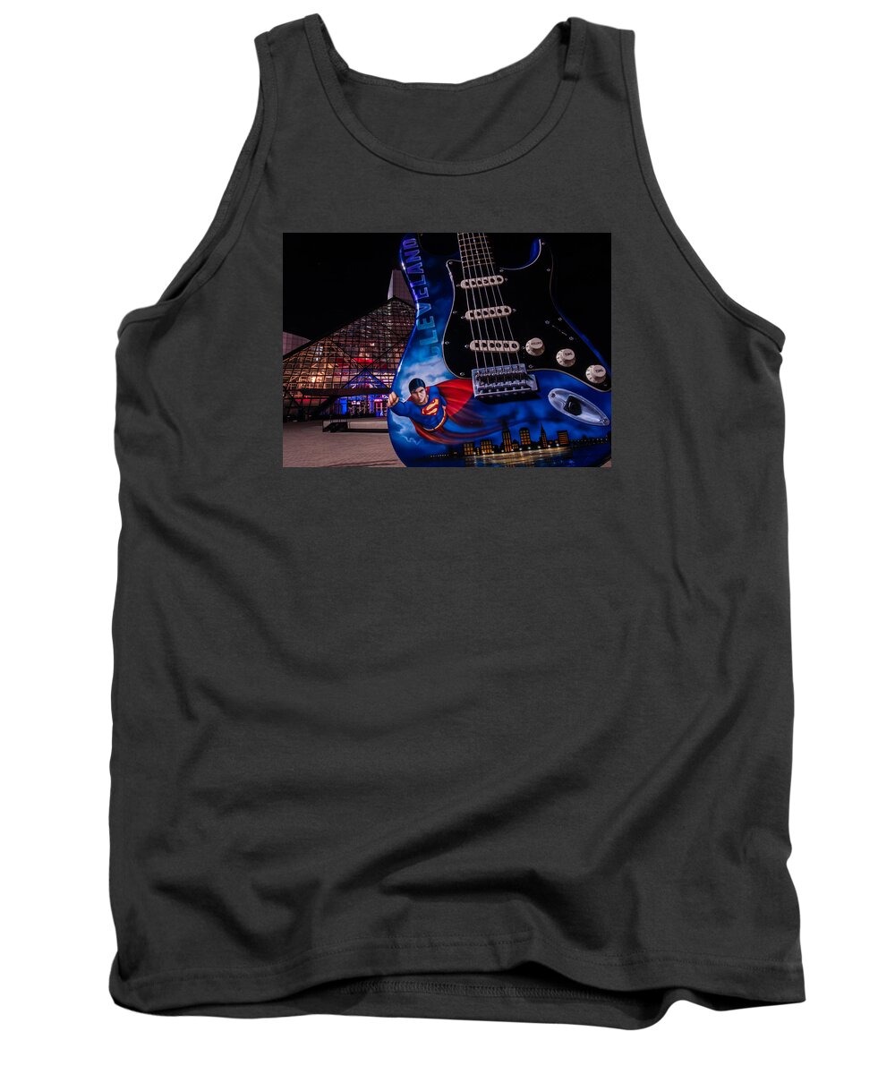 Cleveland Tank Top featuring the photograph Superman Rocks by Stewart Helberg