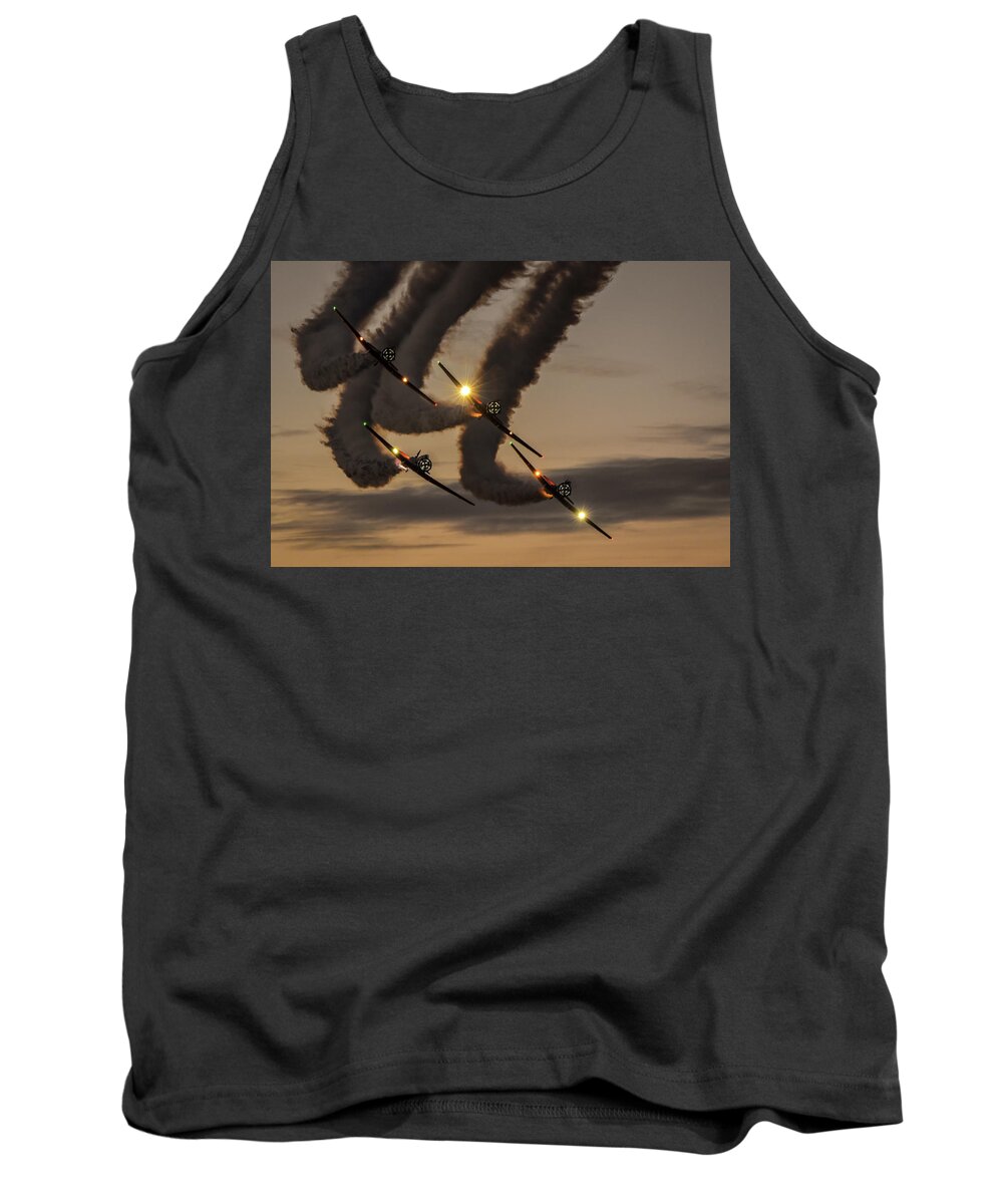 T-6 Tank Top featuring the photograph T-6 Tango by David Hart