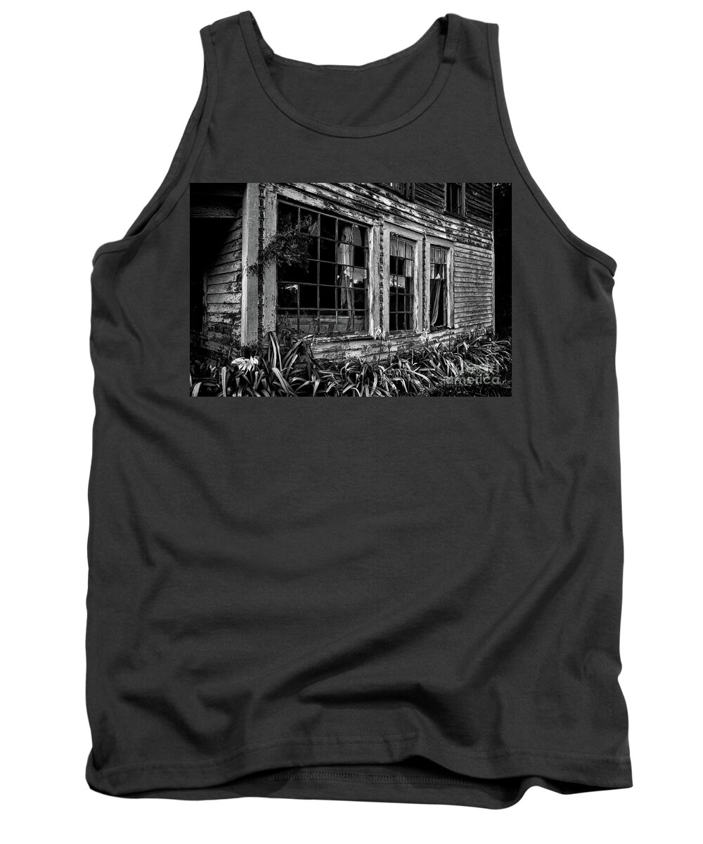 Windows Tank Top featuring the photograph Tattered by Randy Rogers