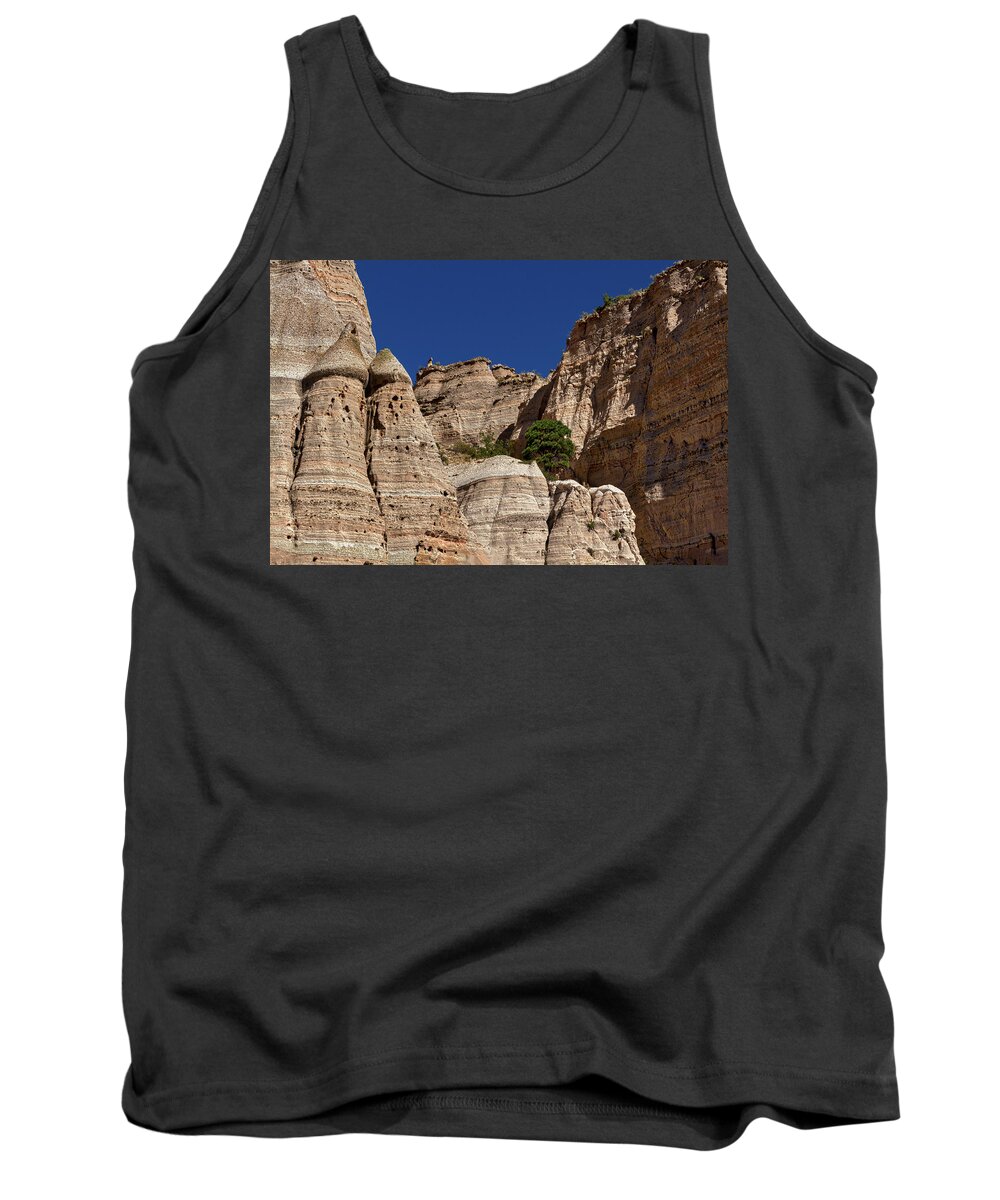 New Mexico Tank Top featuring the photograph Tent Rocks - New Mexico #3 by Stuart Litoff