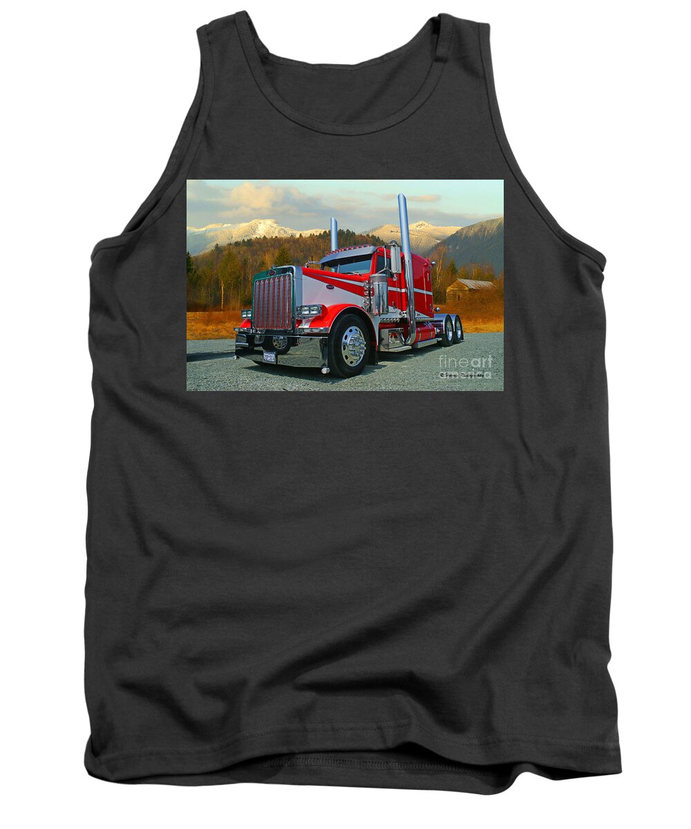 Peterbilt Tank Top featuring the photograph Texas Peterbilt by Randy Harris