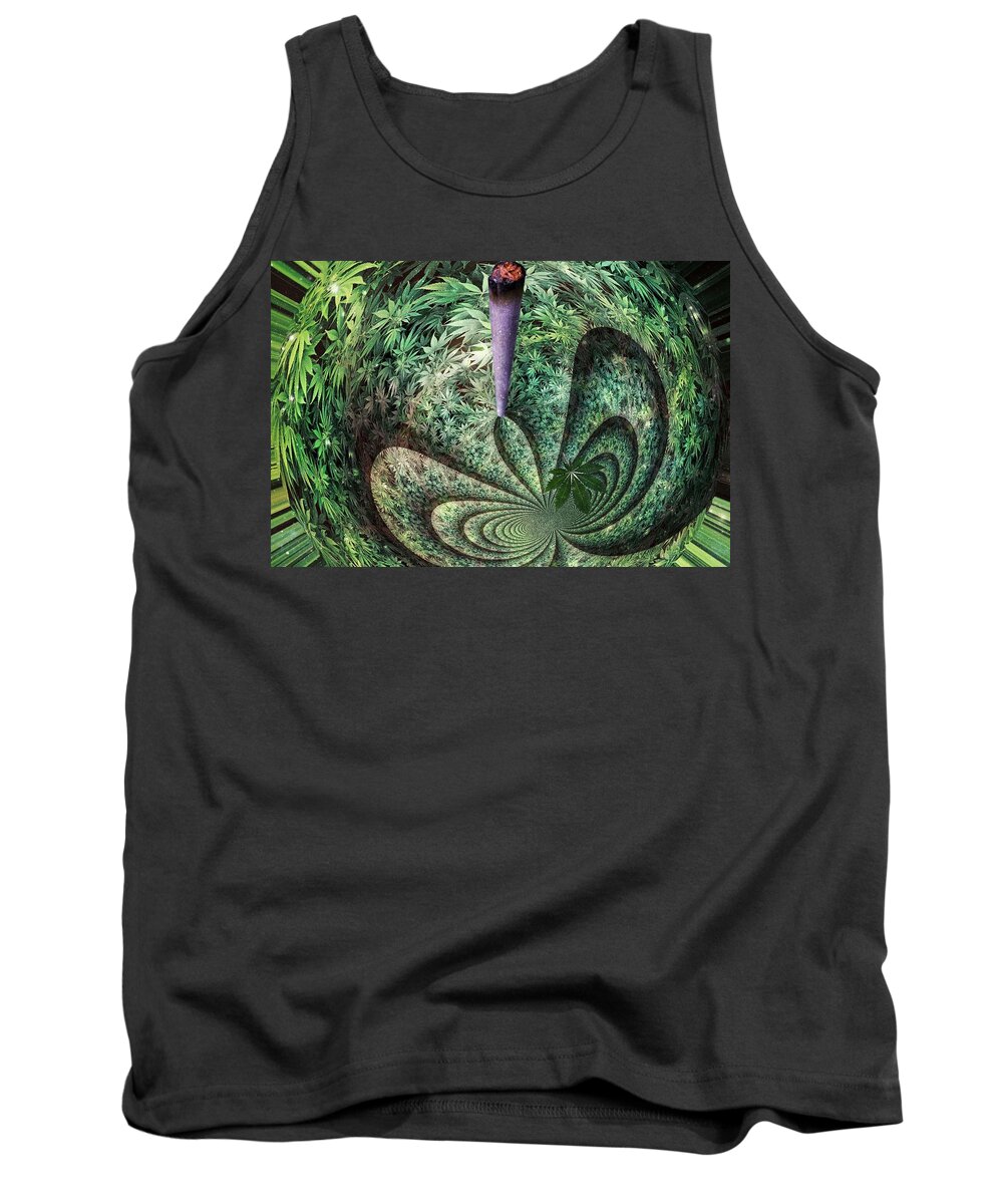 Thc Tank Top featuring the photograph THC Trip Clip by Digital Art Cafe