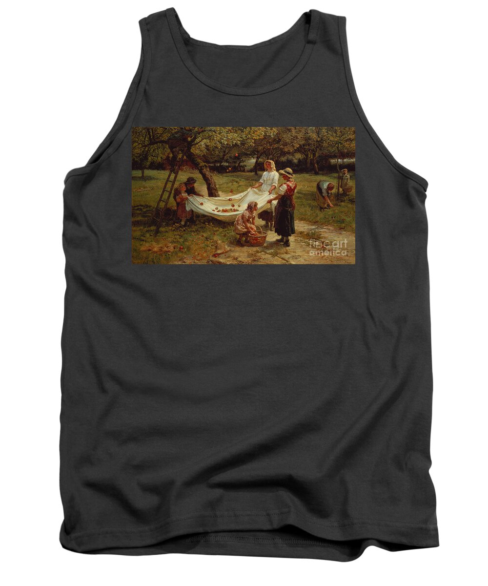 The Tank Top featuring the painting The Apple Gatherers by Frederick Morgan