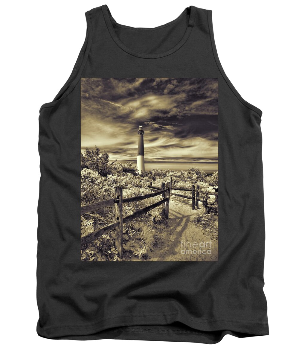 Barnegat Lighthouse Tank Top featuring the photograph The Barnegat Lighthouse New Jersey by Jeff Breiman