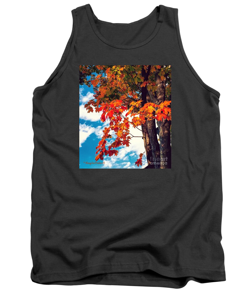 Photograph Tank Top featuring the photograph The changing by MaryLee Parker