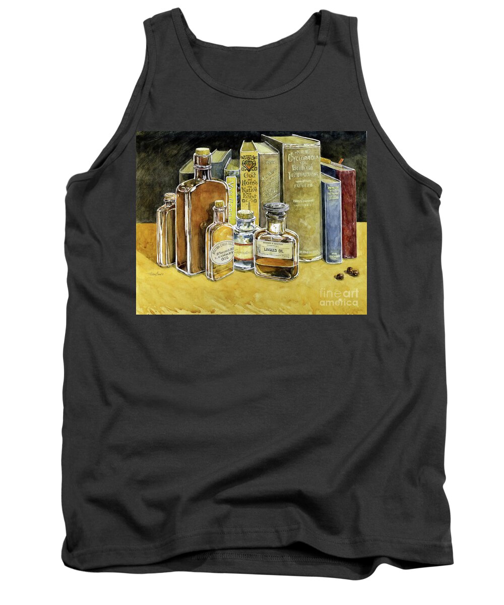 Watercolour Tank Top featuring the painting The Collection by William Band