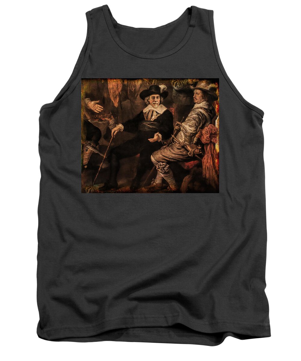  Tank Top featuring the photograph The Court Debate by Aleksander Rotner