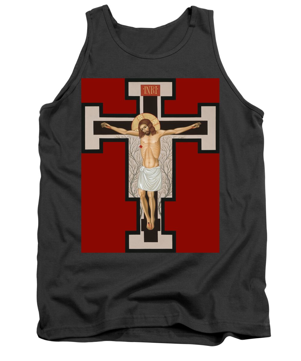 The Crucified Lord Tank Top featuring the painting The Crucified Lord 017 by William Hart McNichols