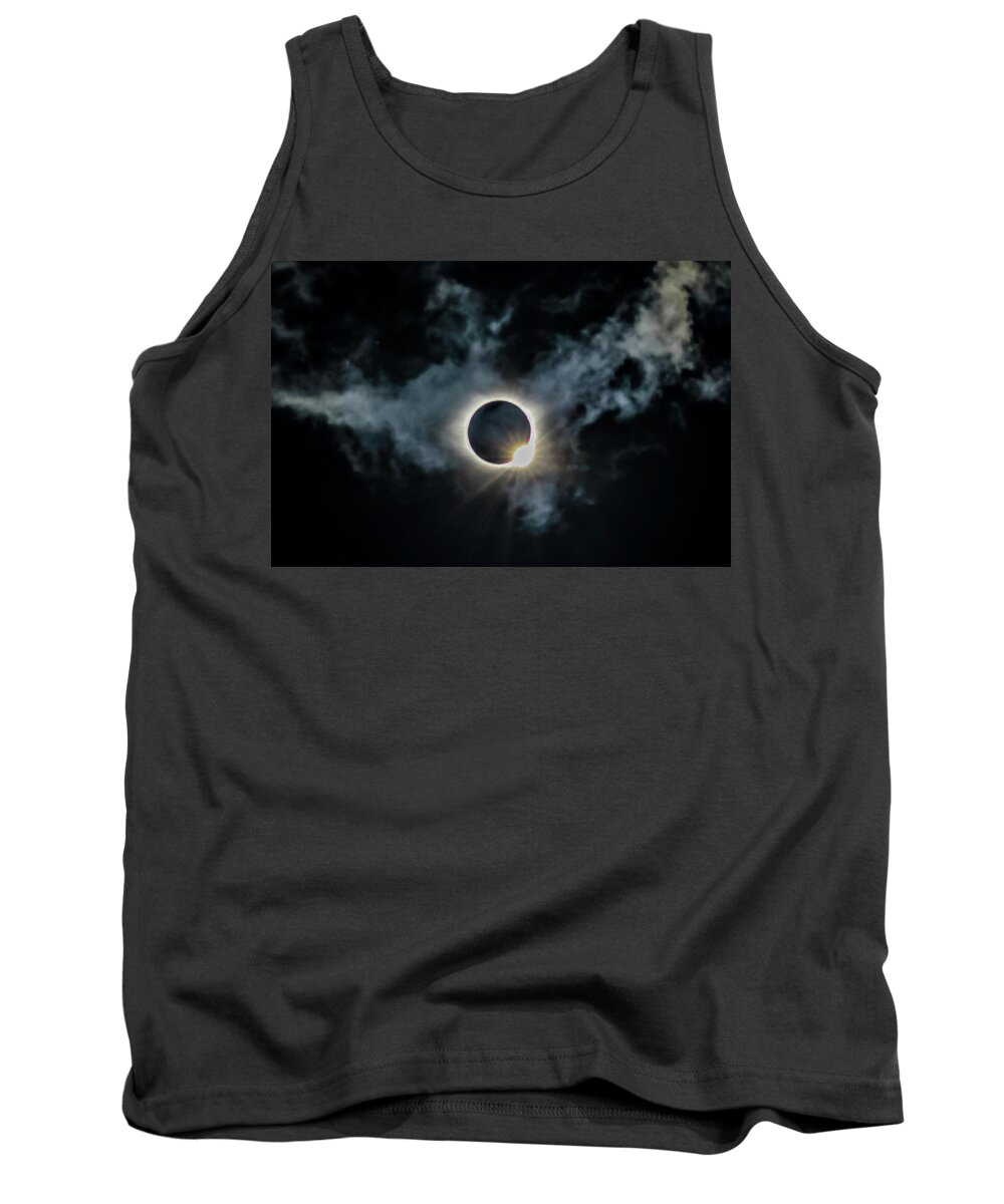 Cory Tank Top featuring the photograph The Diamond Ring 2017 by Tom and Pat Cory